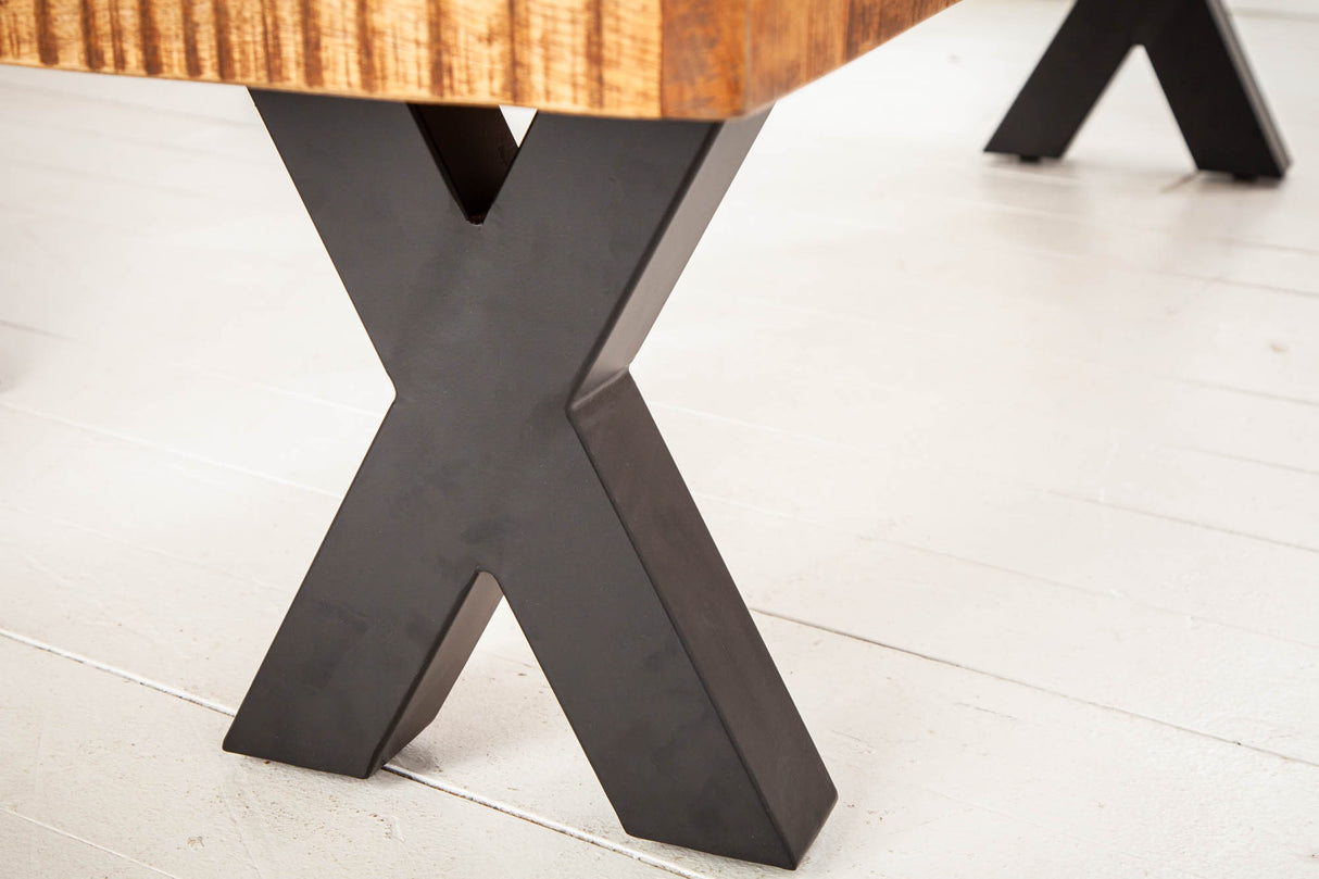 Bench IRON CRAFT 160cm mango wood natural