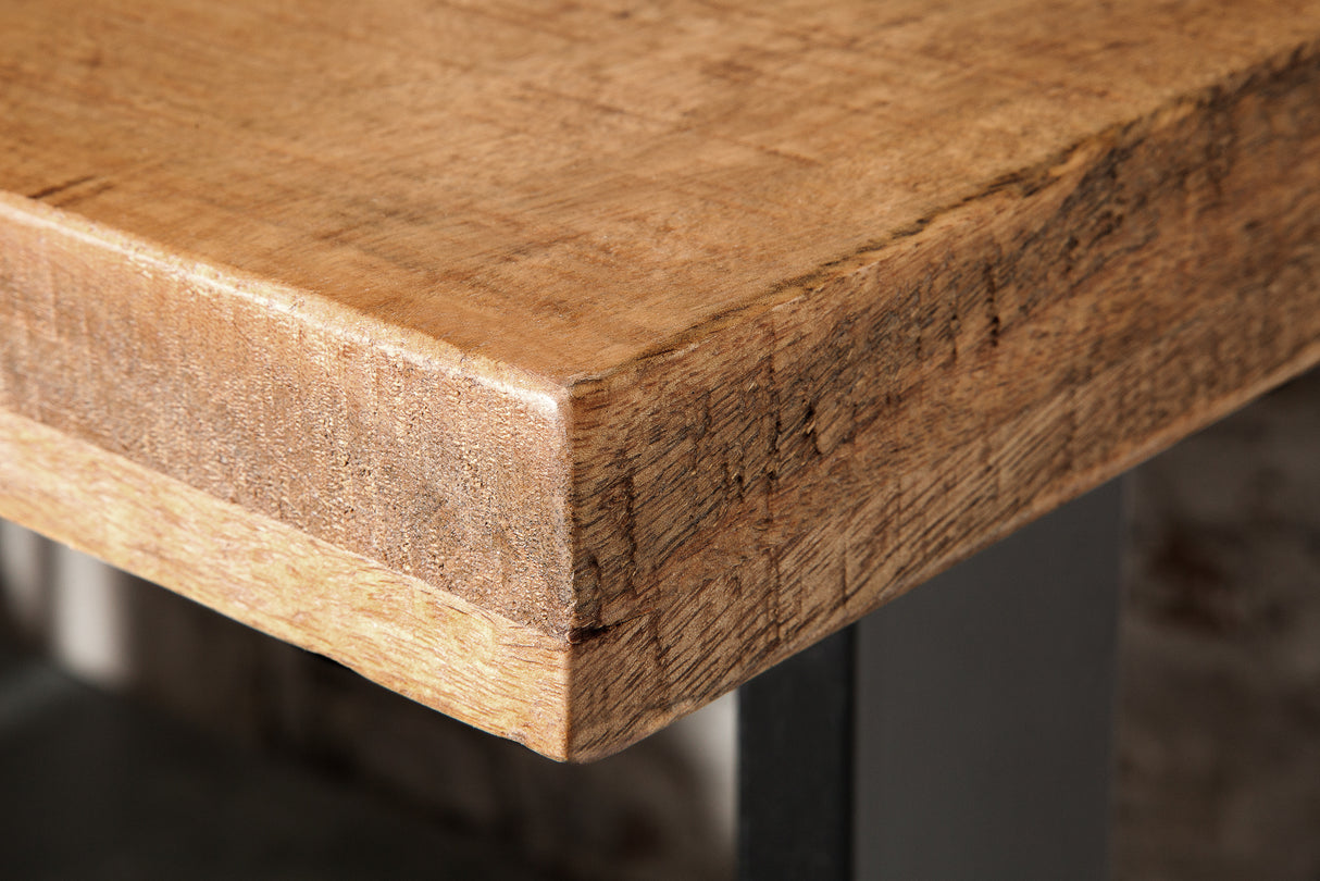 Bar table IRON CRAFT 120cm mango natural industrial style