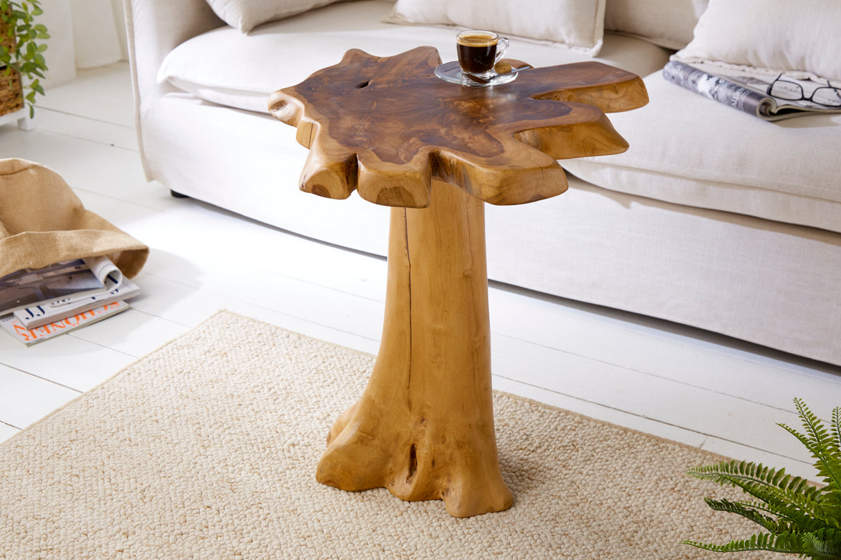 Beistelltisch ROOT 60cm massives Teakholz