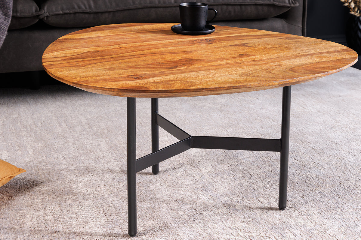Couchtisch BEAUTY BY NATURE 60cm Sheesham Holz