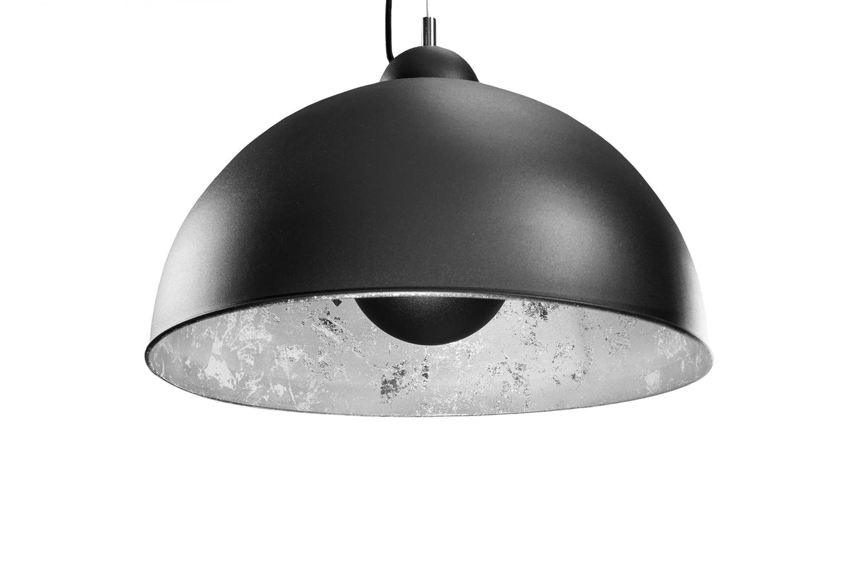 Pendant lamp STUDIO 55cm black silver
