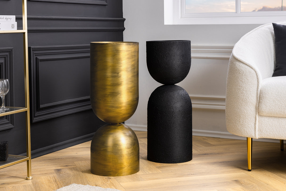 Vase SANDGLASS XL 70cm Eisen Messing