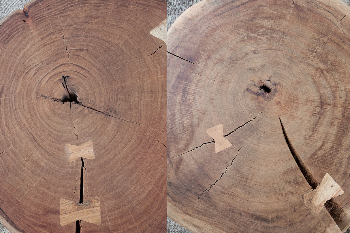 Coffee table GOA 60cm with wheels acacia wood