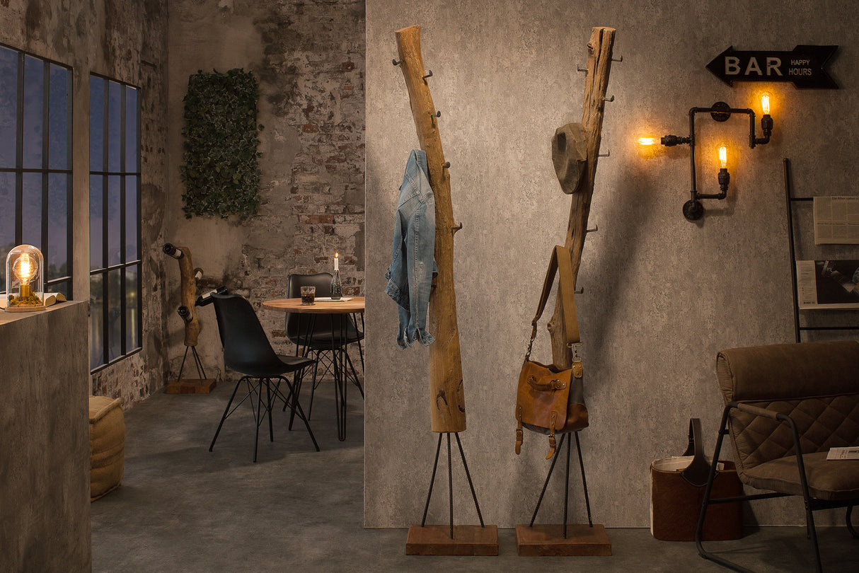 Floor coatrack HEMINGWAY 200cm teak wood