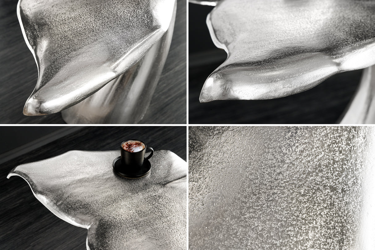 Beistelltisch WILDLIFE WALFLOSSE 60cm silber
