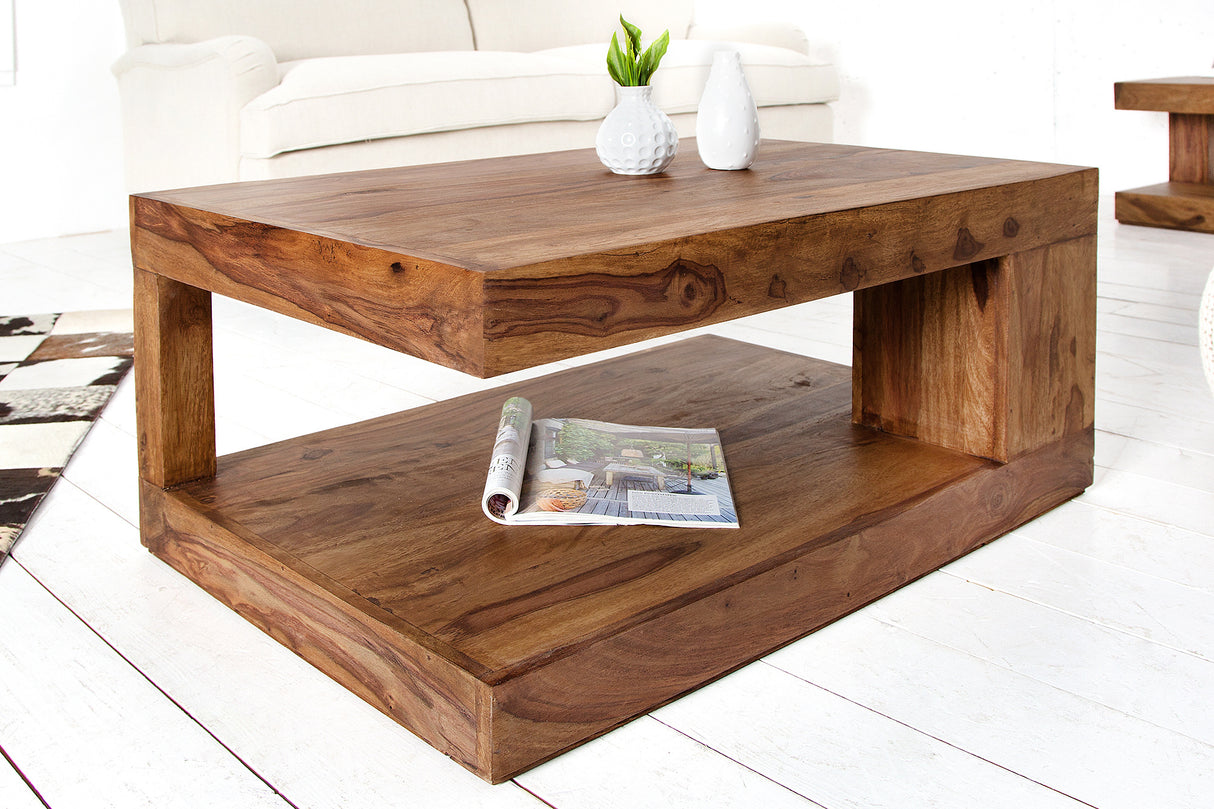 Couchtisch GIANT XL 90x60cm Sheesham