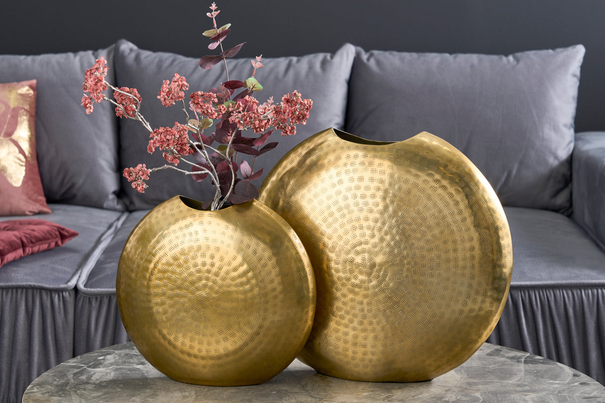 Vase ORIENTAL 30-40cm set of 2 gold