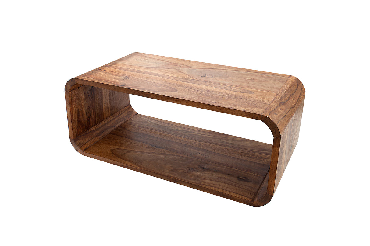 Coffee table TV-board CUBUS 100cm sheesham wood