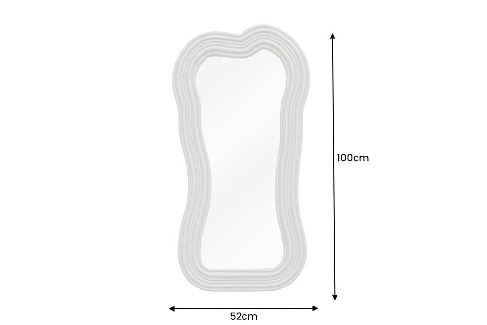 Wall mirror ALICE II 100cm greige