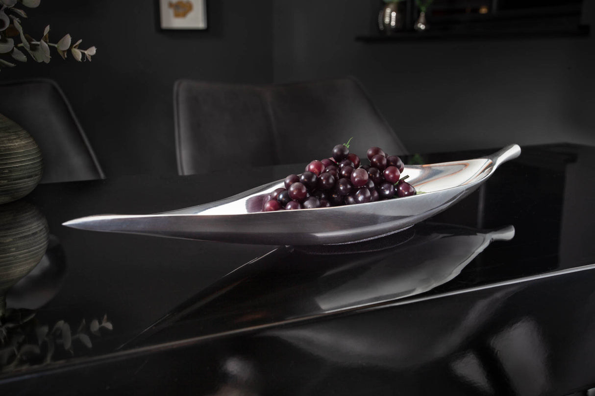 Bowl SILVER LEAF 40cm silver