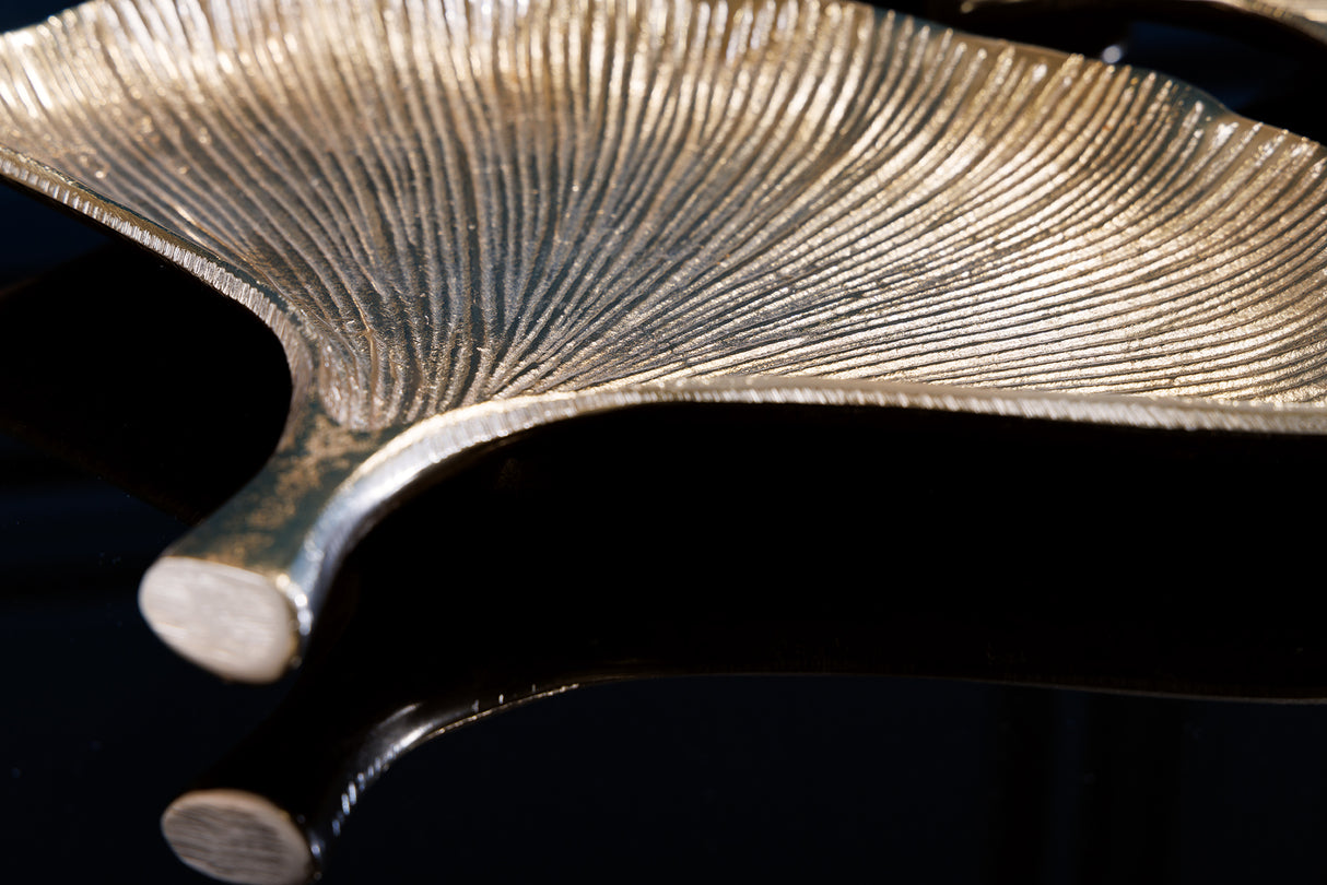 Dekoschalen GINKGO 3er Set gold