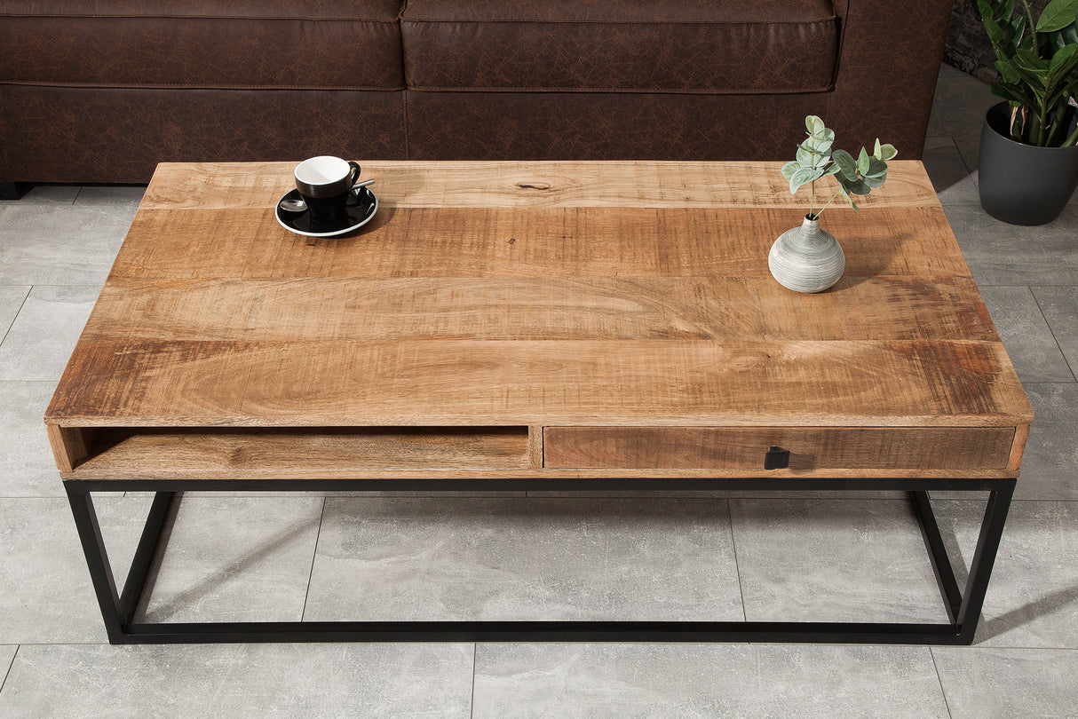 Coffee table IRON CRAFT 100cm mango natural