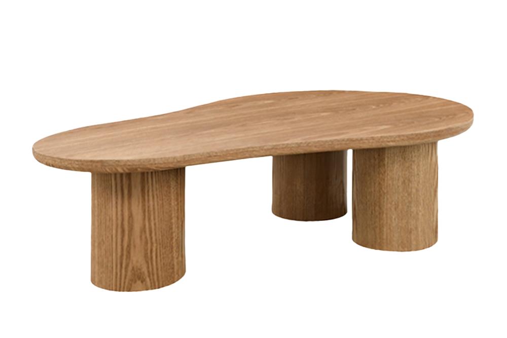 Couchtisch ORGANIKO 130cm Eiche Holzoptik natur