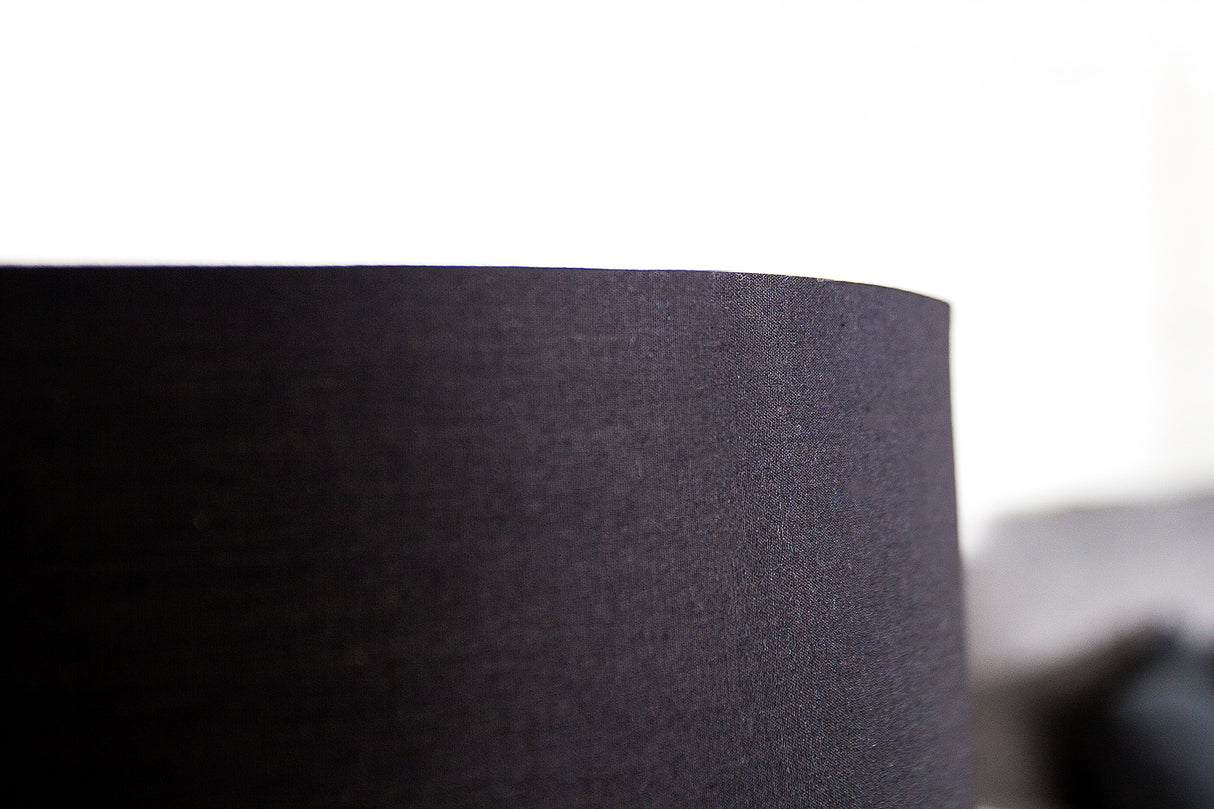 Table lamp CARLA 60cm linen shade black