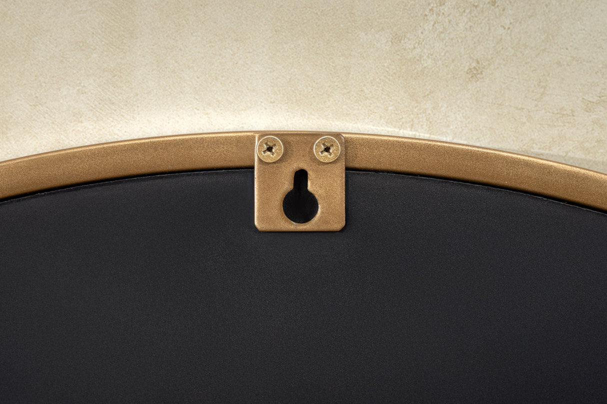 Wall mirror PORTRAIT 80cm gold iron handmade