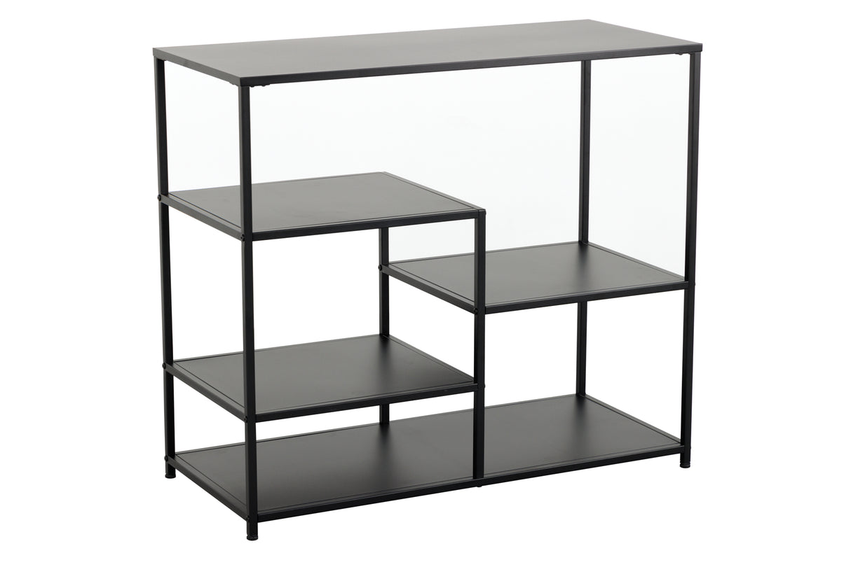 Shelf DURA STEEL 80cm powder-coated metal black
