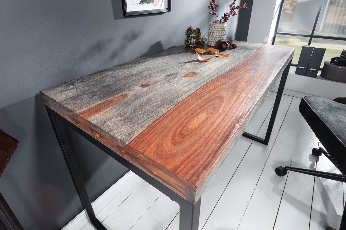 Schreibtisch ELEMENTS 120cm Sheesham Rauchoptik