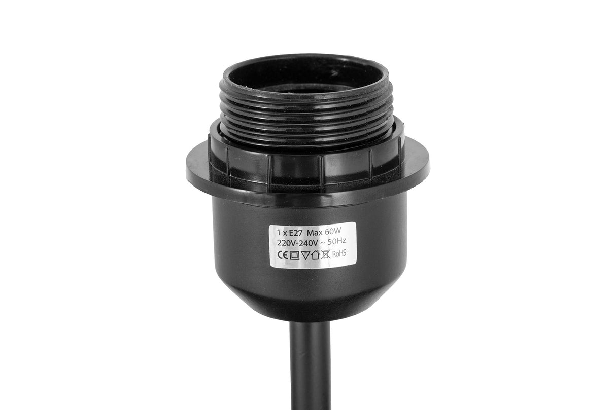 Stehleuchte DESIGNED BY NATURE 165cm Regenbaumholz natur schwarz