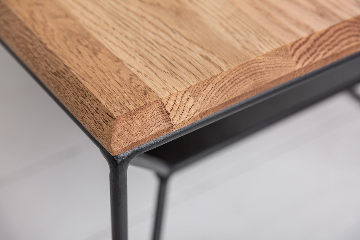 Couchtisch ARCHITECTURE 110cm Eiche und Metall