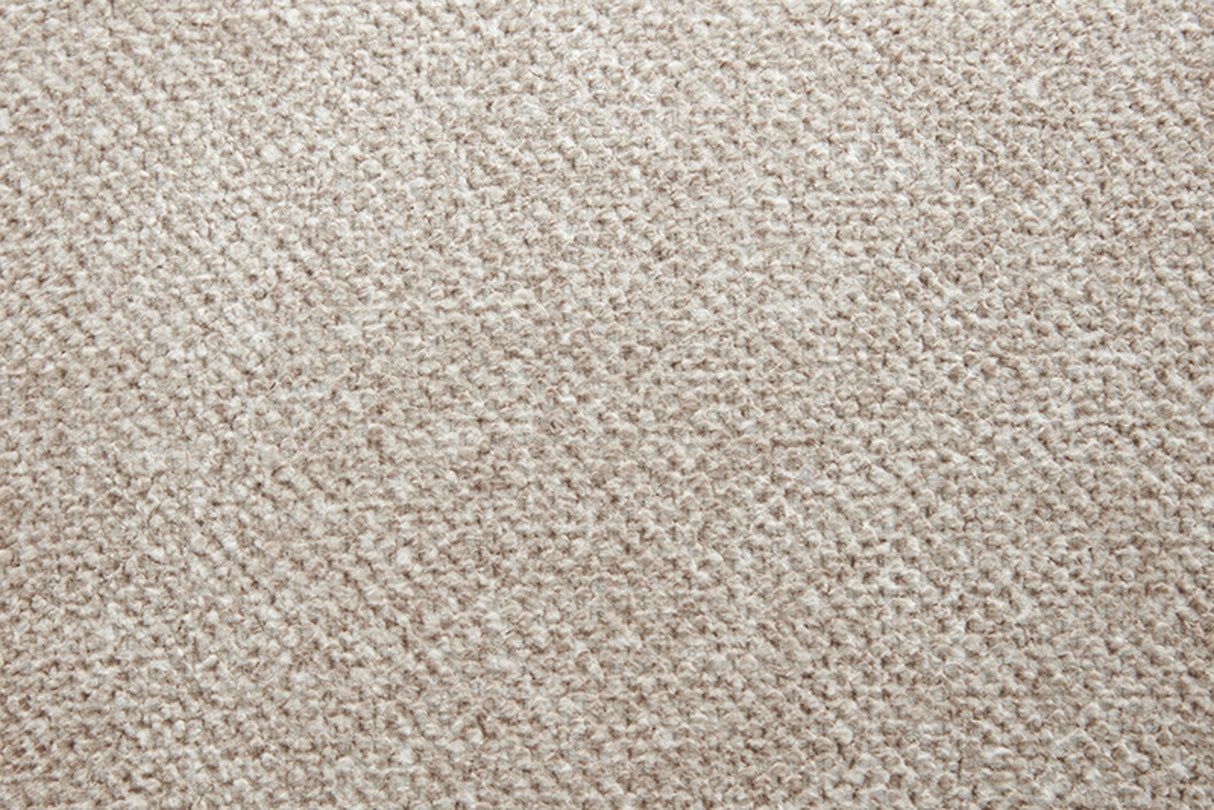 Drehstuhl THOR 360° mit Armlehnen Strukturstoff hellbeige mit Gestell Eiche dunkel natur