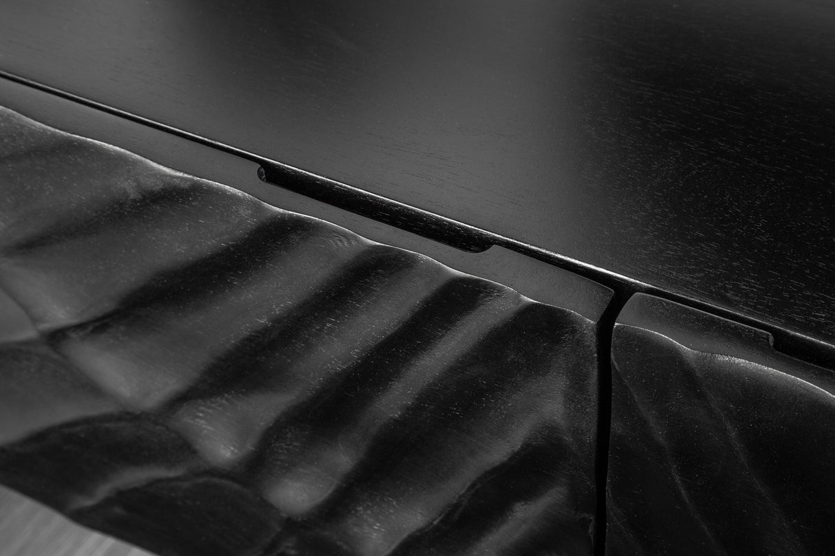 TV-Board SCORPION 160cm 3D hängend mango schwarz