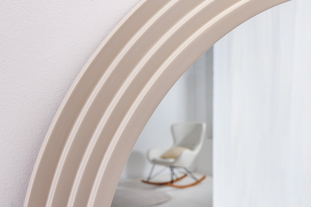 Wall mirror WAVE 160cm greige