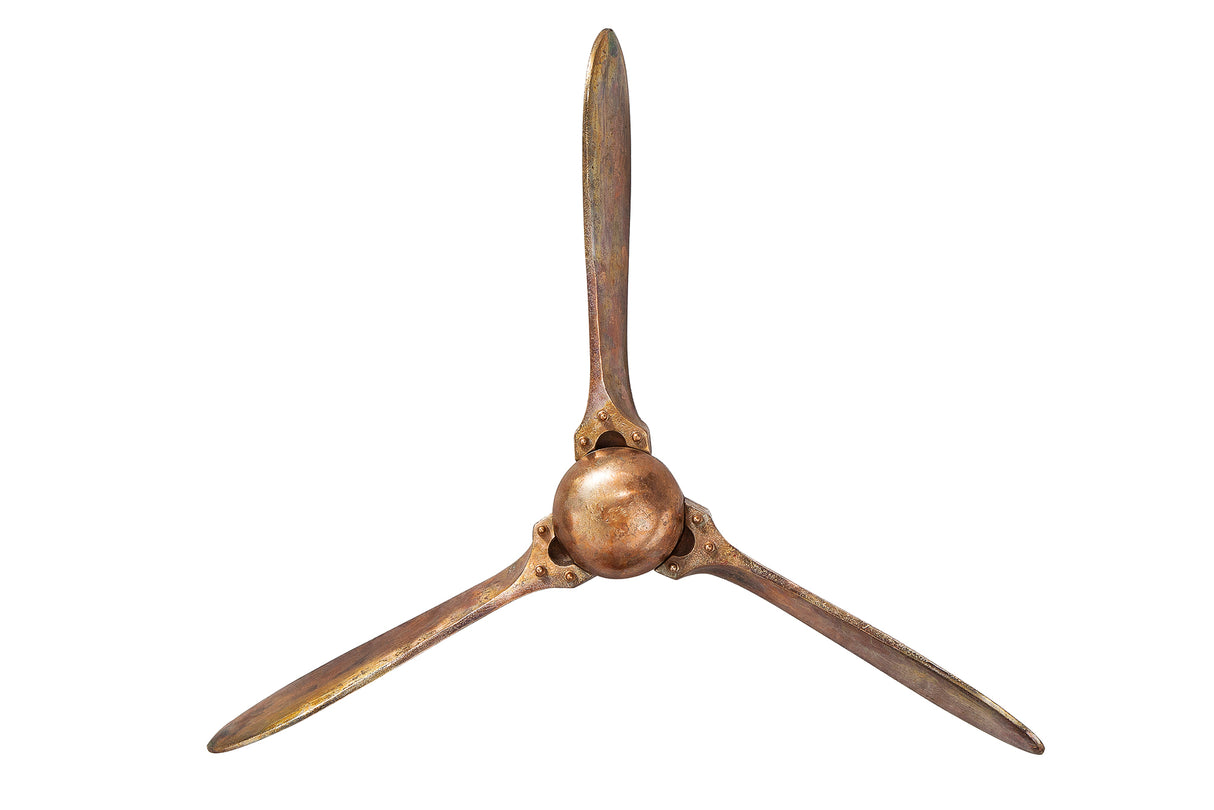 Wanddeko Propeller SCREW 60cm Kupfer meliert