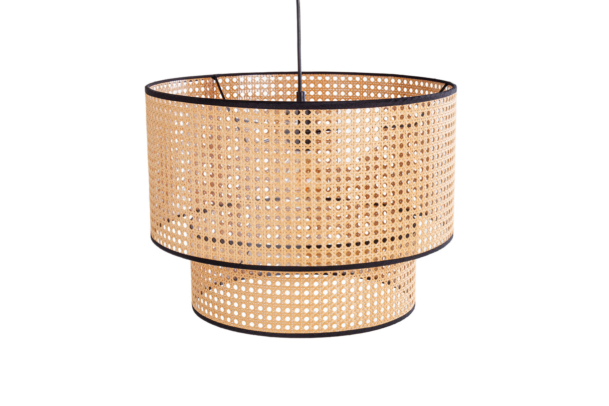 Pendant lamp WIENER GEFLECHT 45cm black edge