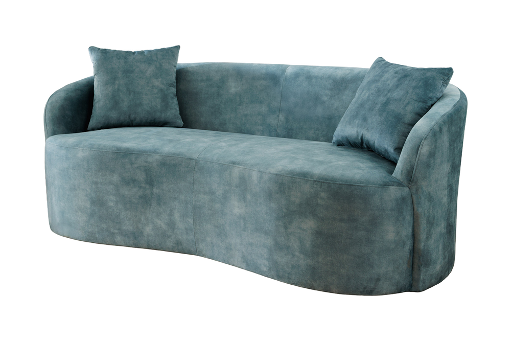 Sofa ELEMENTAL 180cm 2-seater velvet petrol
