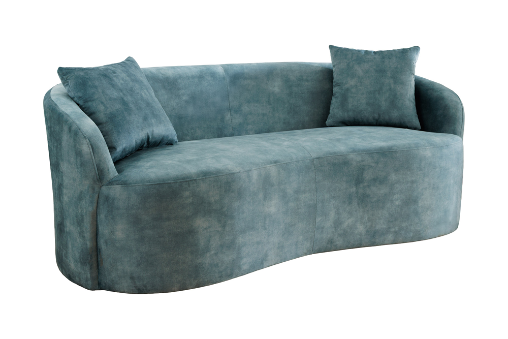 Sofa ELEMENTAL 180cm 2-Sitzer Samt petrol