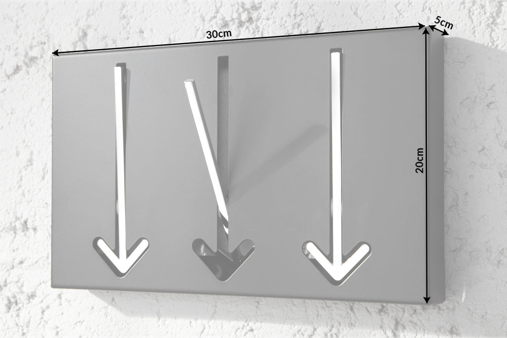 Wall coatrack ARROW 3s black