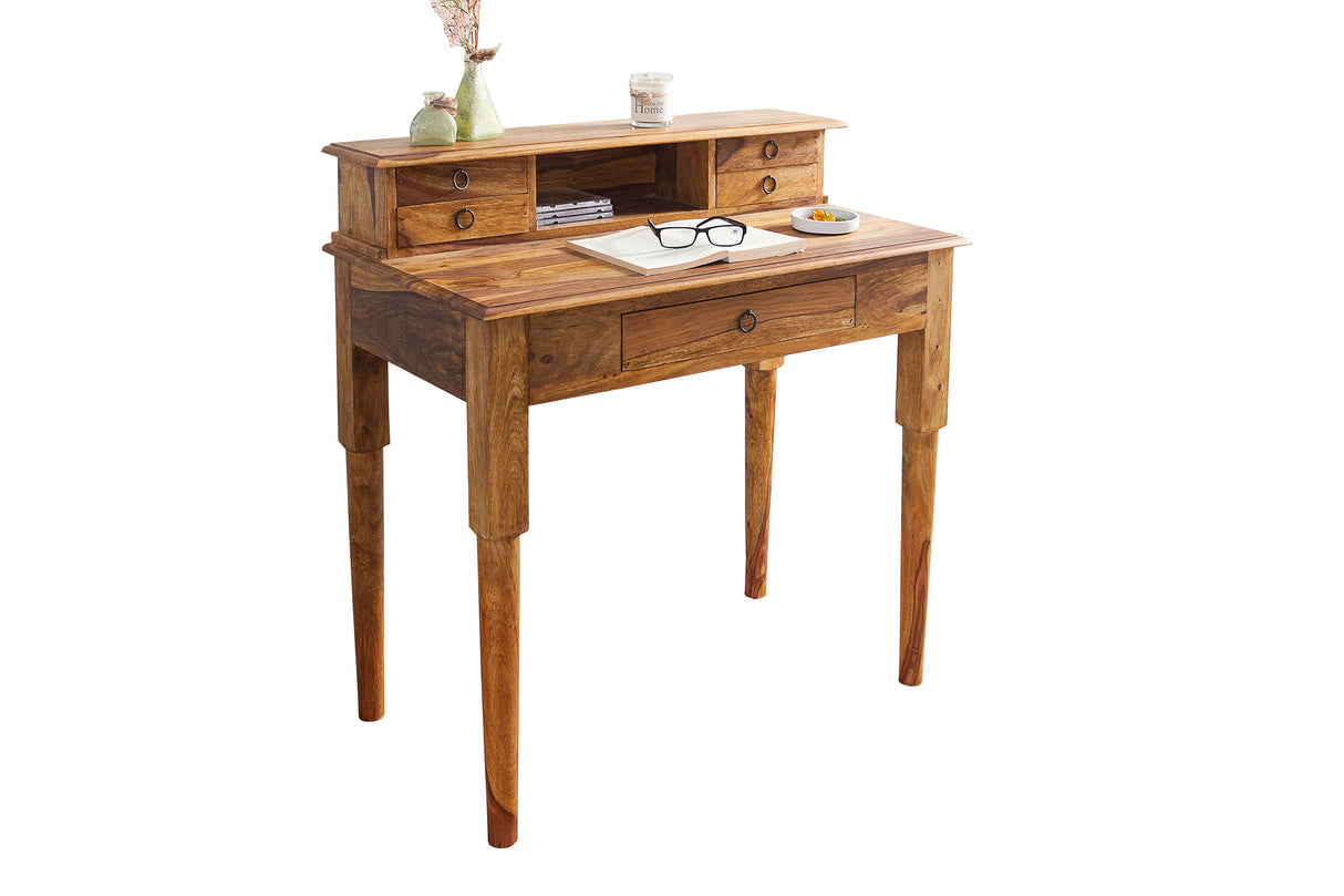 Davenport office desk HEMINGWAY 90cm sheesham