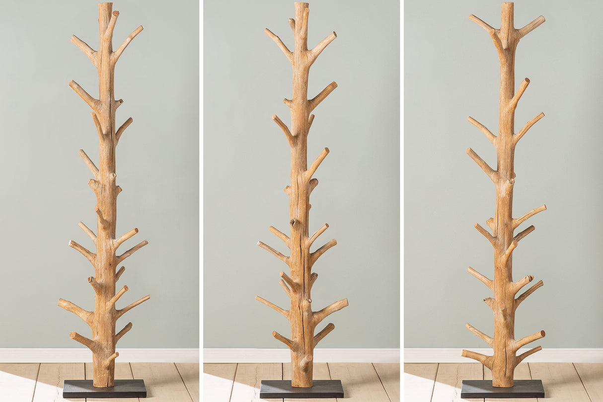 Coatrack TREE 170cm mangosteen wood