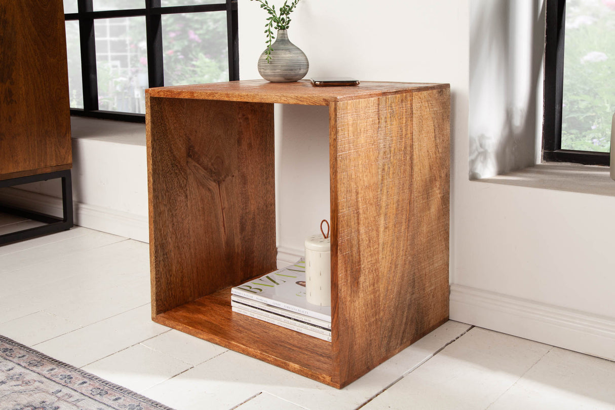 Side table MAKASSAR 43cm mango wood natural