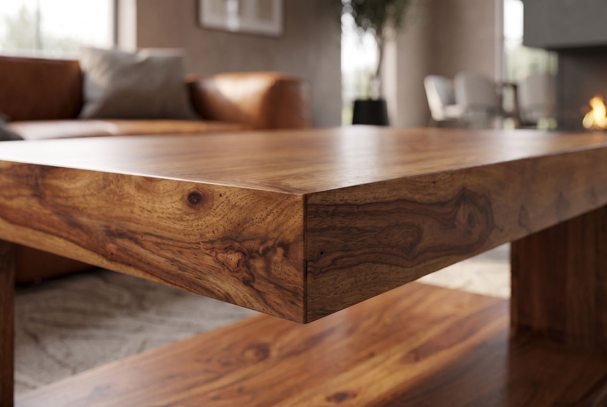 Couchtisch GIANT XL 90x60cm Sheesham