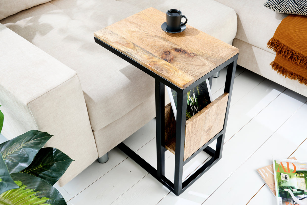 Laptop-Beistelltisch CONCIERGE 60cm Mangoholz