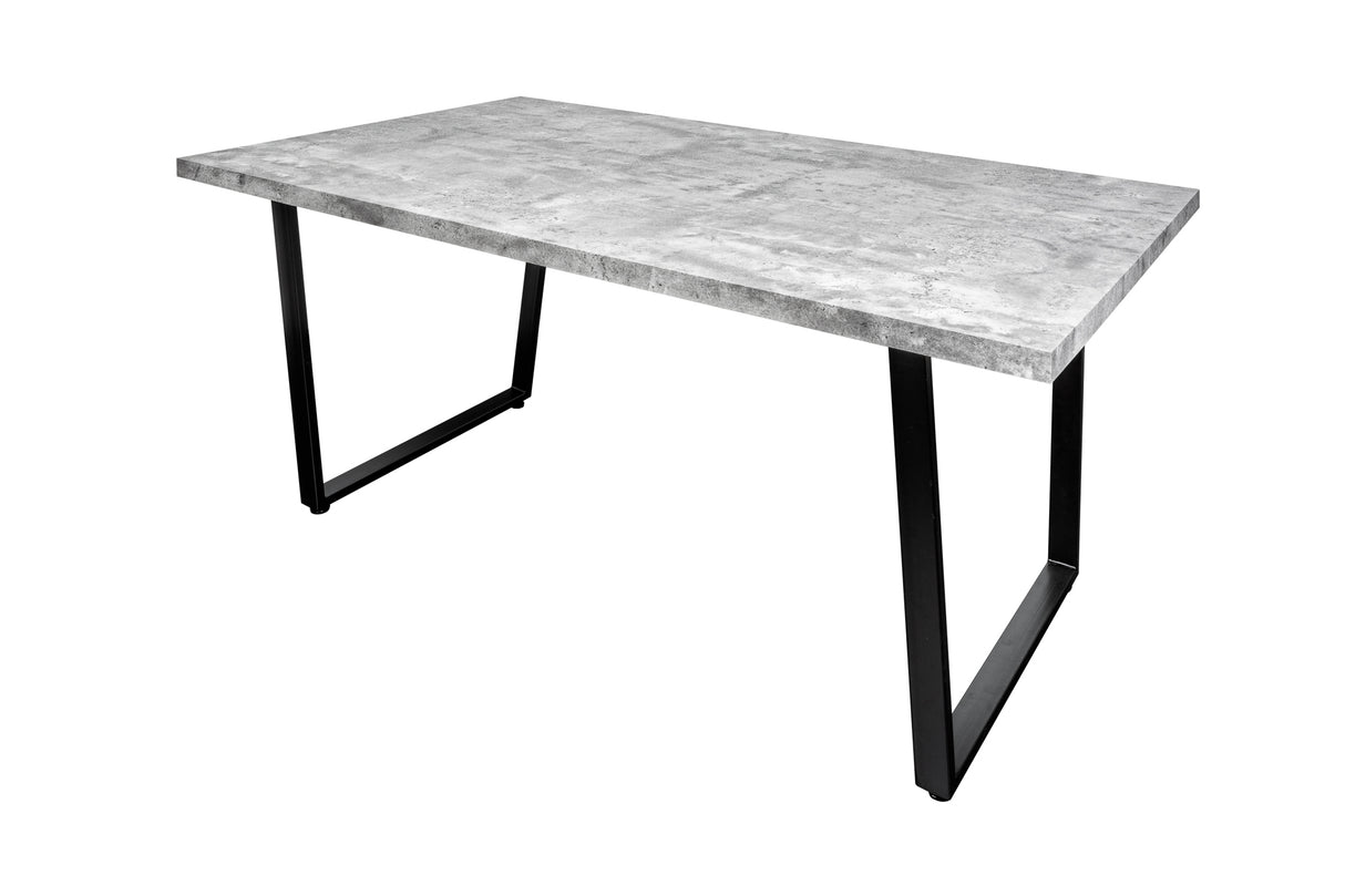 Esstisch LOFT 160cm Zementoptik grau