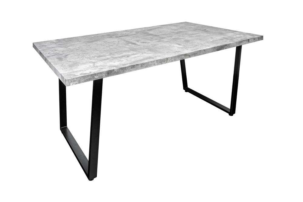 Esstisch LOFT 160cm Zementoptik grau