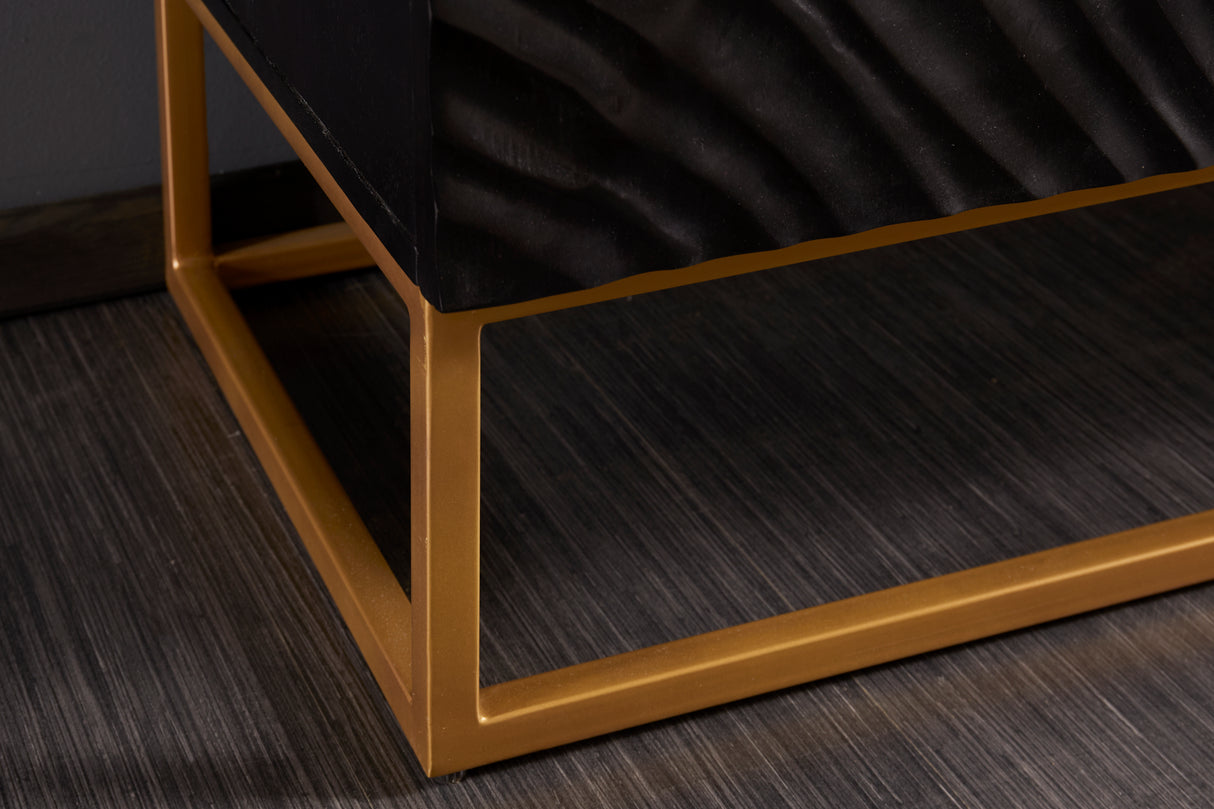 Highboard SCORPION 120cm 3D mango schwarz