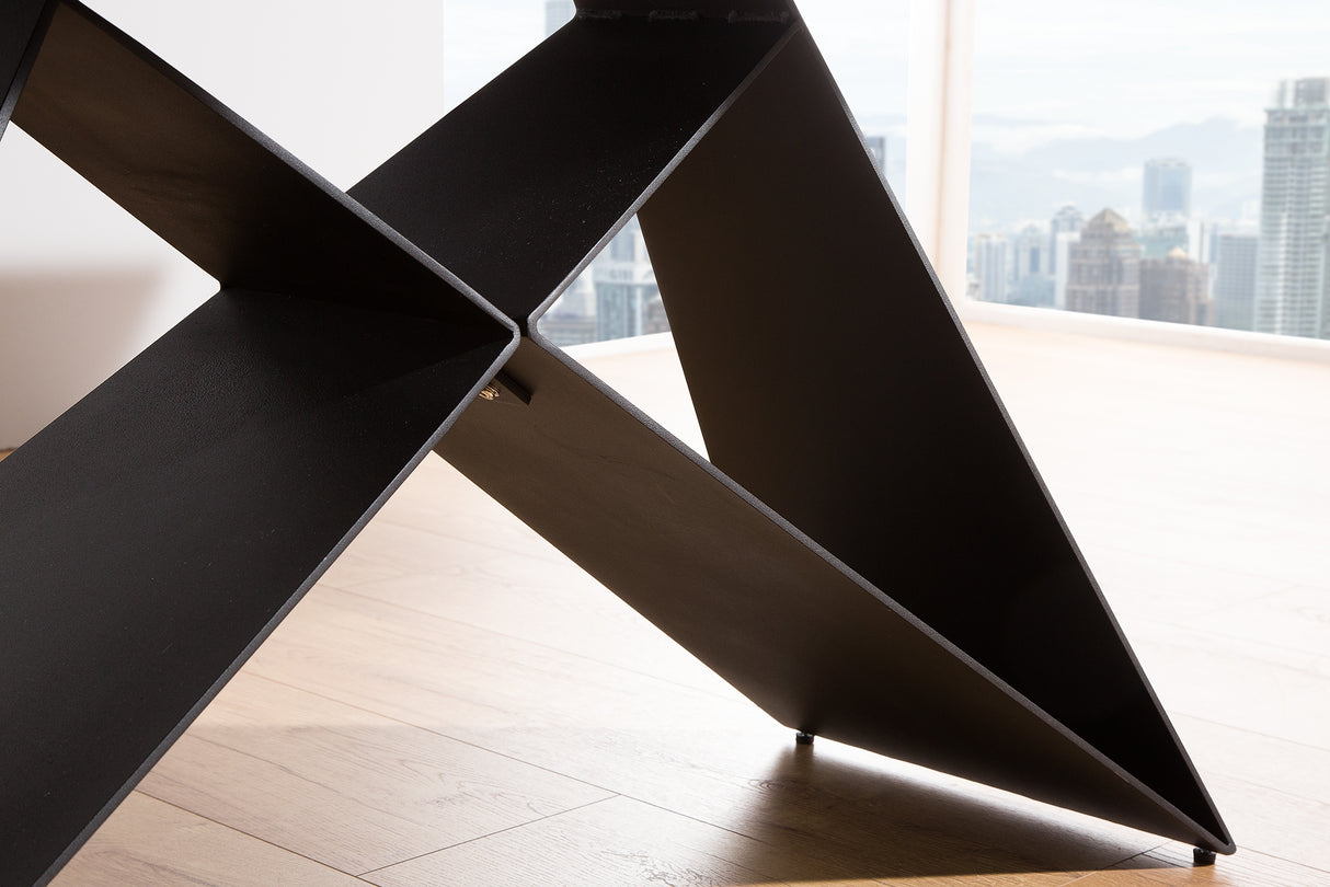 Dining table PROMETHEUS 180-260cm extendable ceramic lava