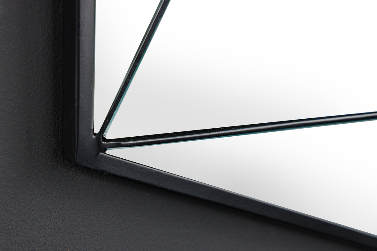 Wandspiegel DIAMOND 60cm schwarz