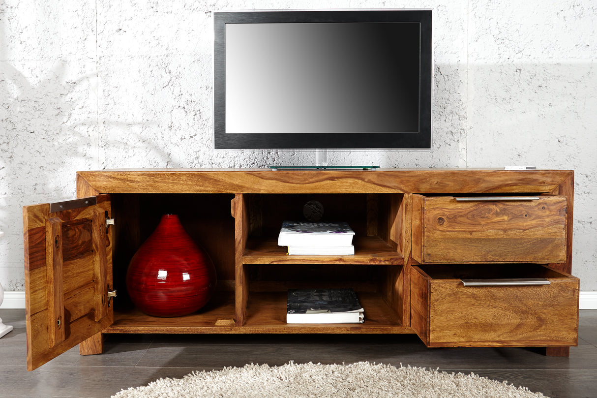 TV-Board LAGOS 135cm Sheesham-Holz
