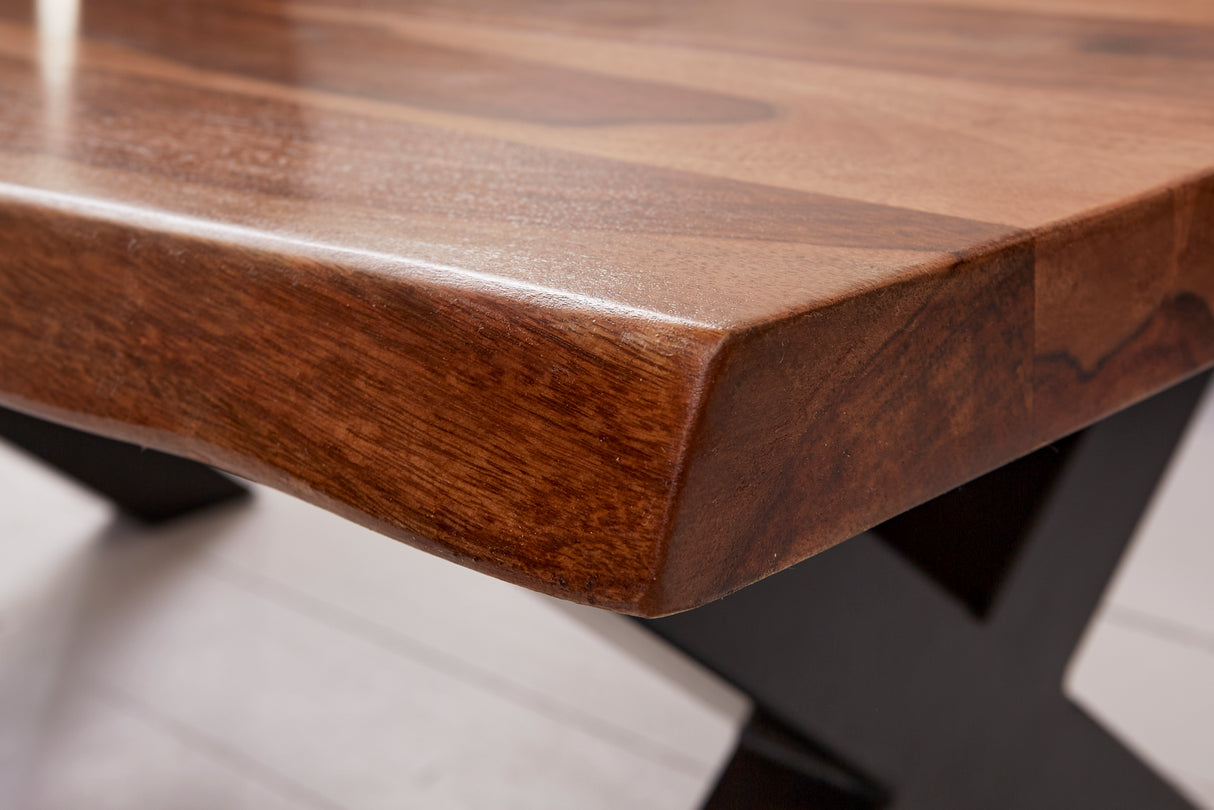 Coffee table AMAZONAS 110cm X-legs sheesham wood
