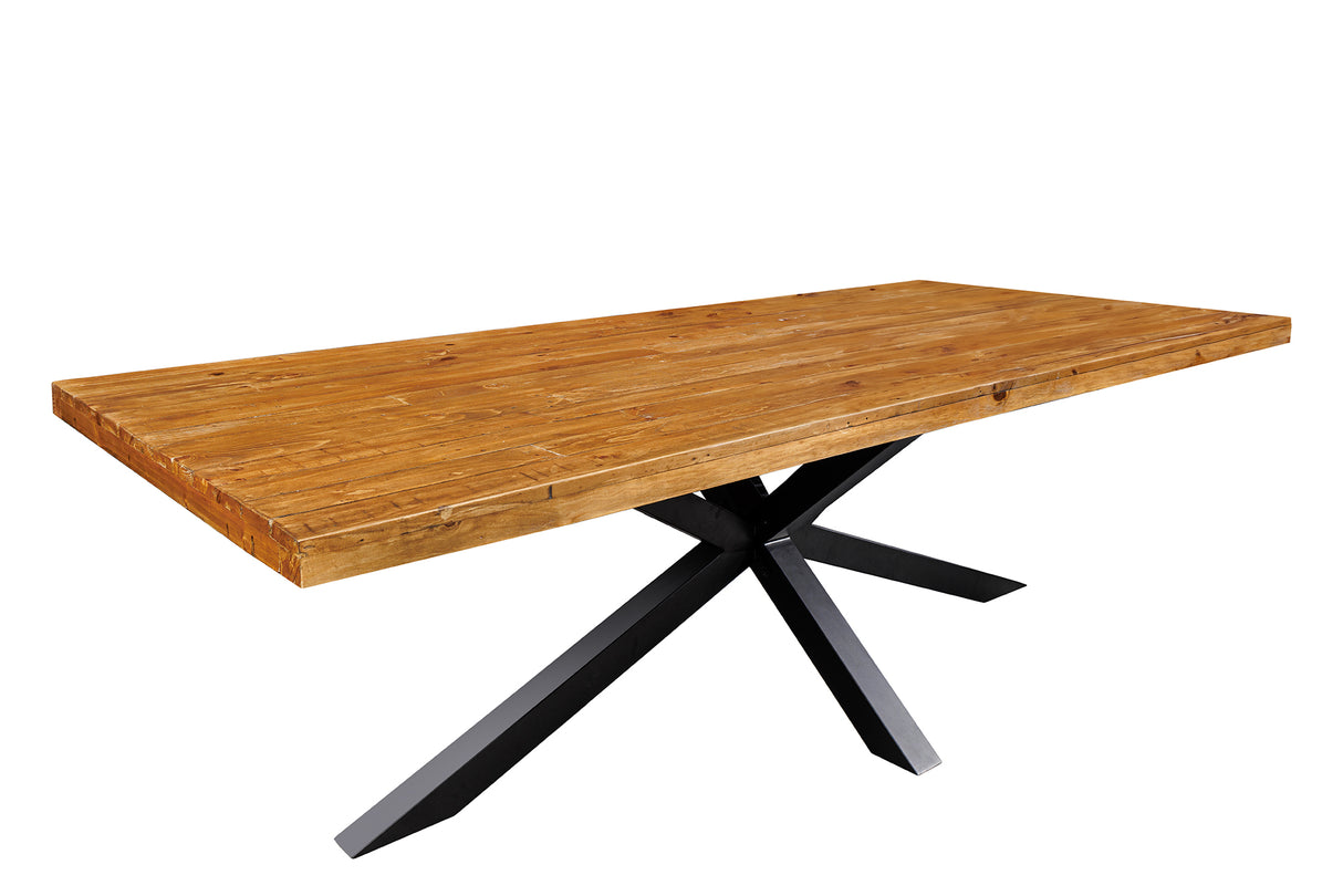 Dining table GALAXIE 240cm pinewood vintage brown