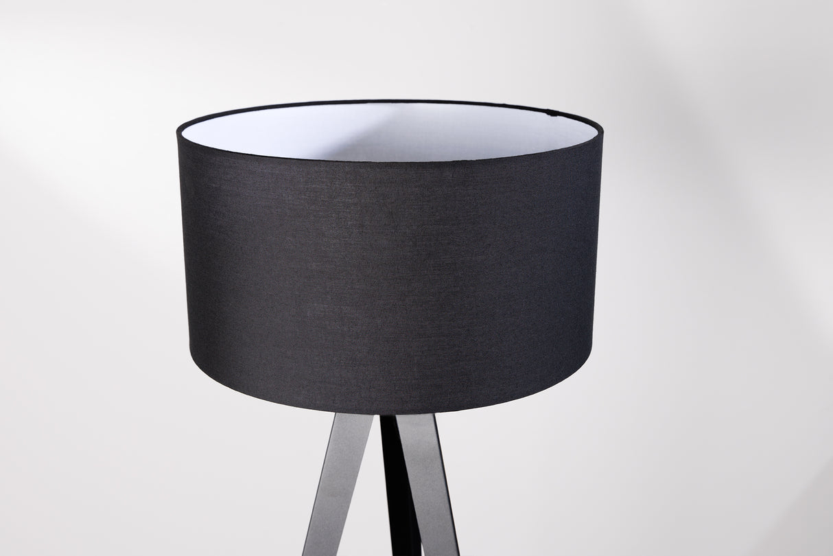 Lampenschirm schwarz 35x20x25cm für Tischlampen