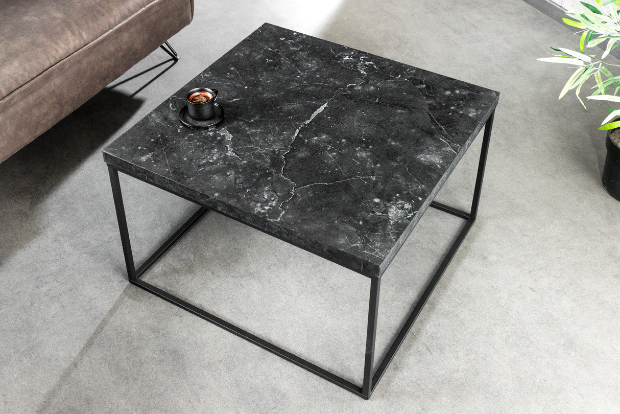 Couchtisch ARCHITECTURE 60cm anthrazit Marmoroptik