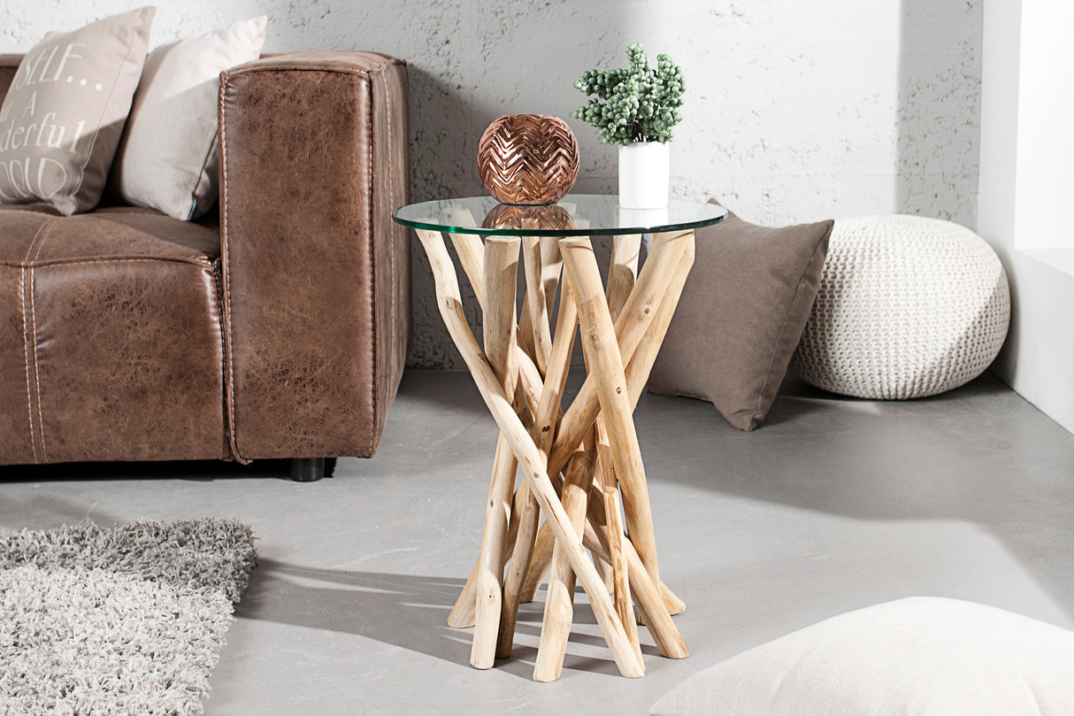 Beistelltisch DRIFTWOOD 35cm Gestell ohne Glasplatte
