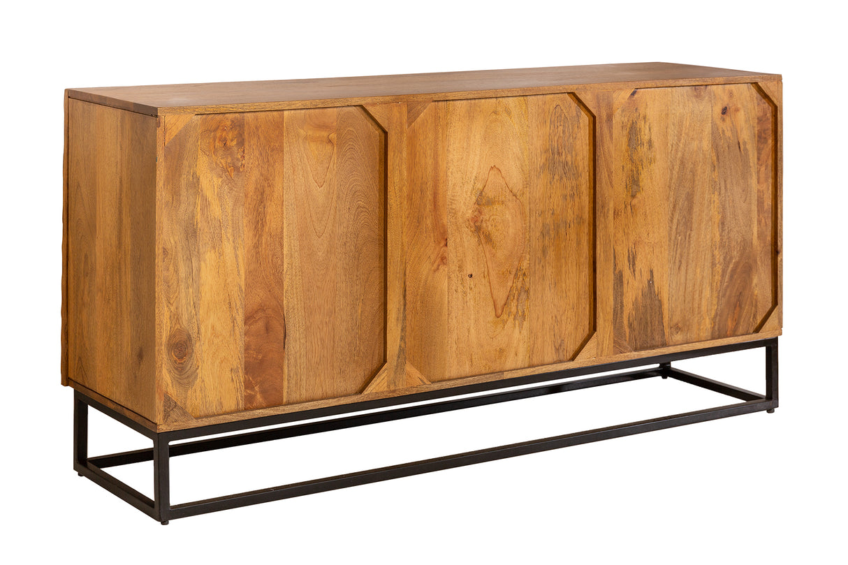 Sideboard SCORPION 140cm 3D mangobraun