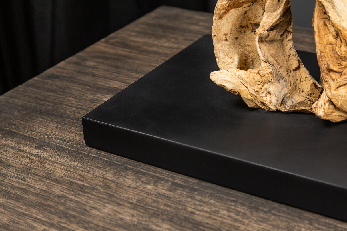 Table lamp PURE UNIQUE 80cm driftwood linen shade beige