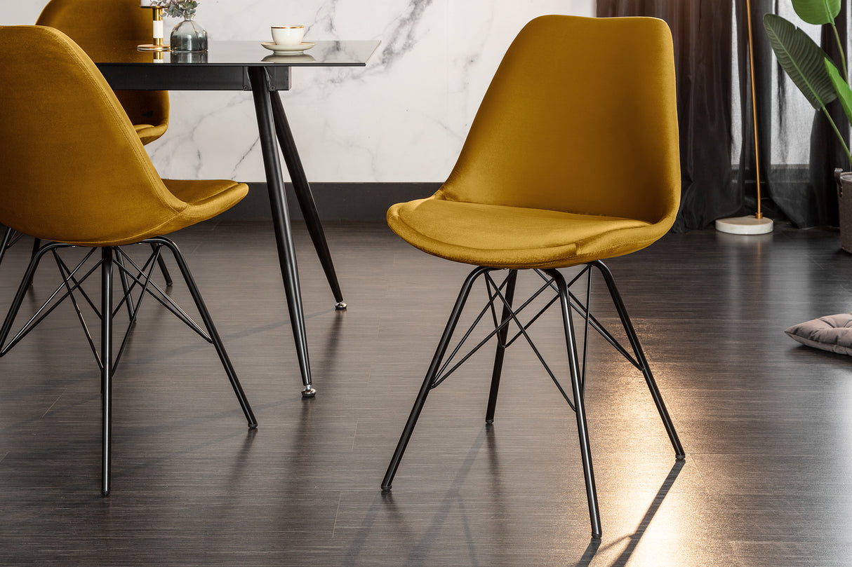Chair SCANDINAVIA MEISTERSTÜCK mustard yellow